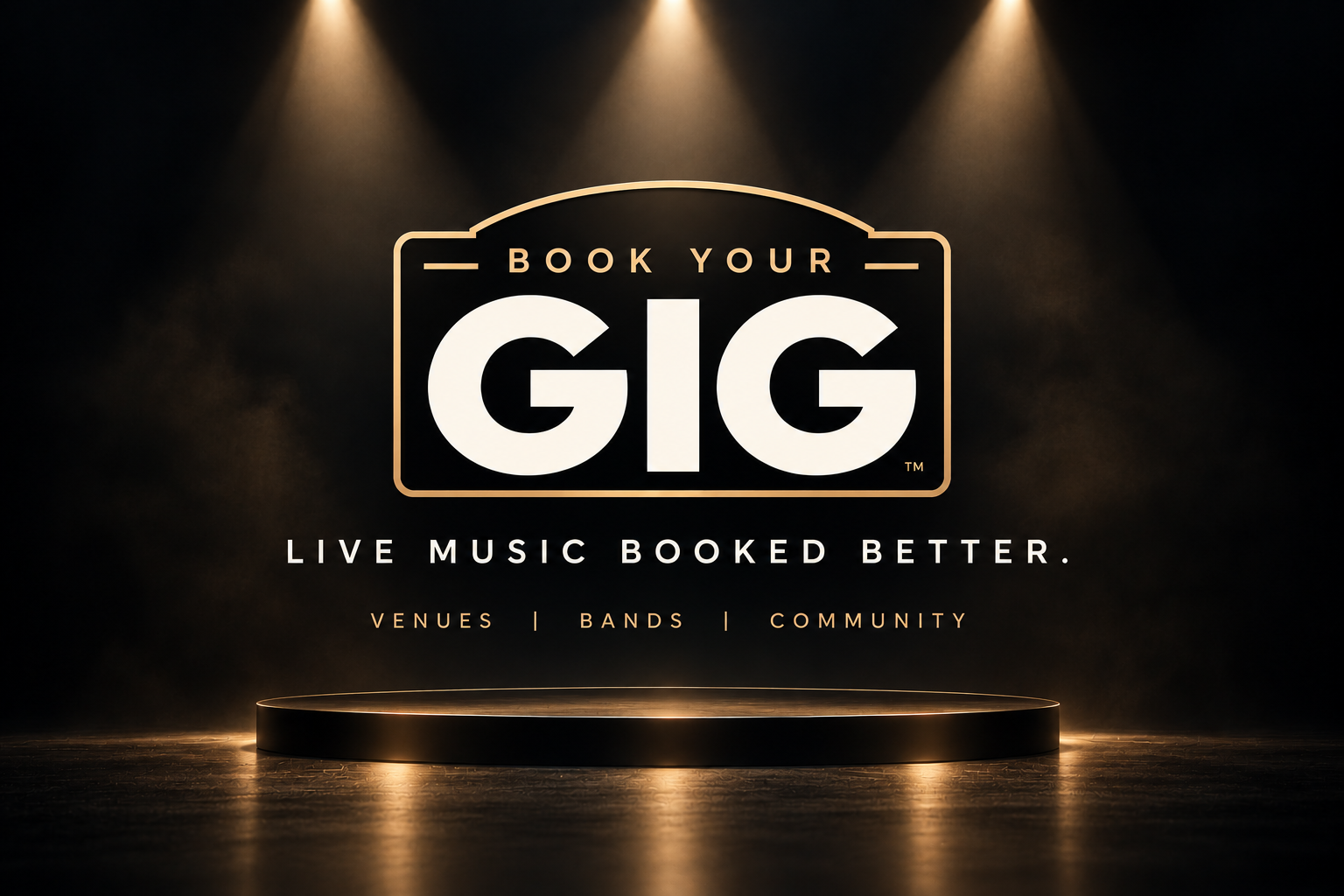 Book Your GIG — Live Music Booked Better — Venues, Bands, Community